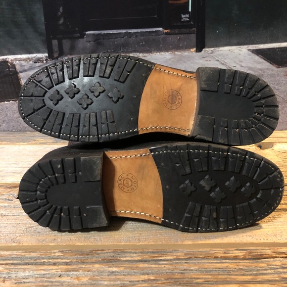 (NWOT) Marc Moto Vintage Style Leather Boots - Picture 6 of 11